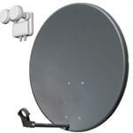Antena 80 cm + konwerter monoblock twin Inverto