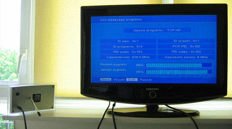 test anteny pokojowej Signal