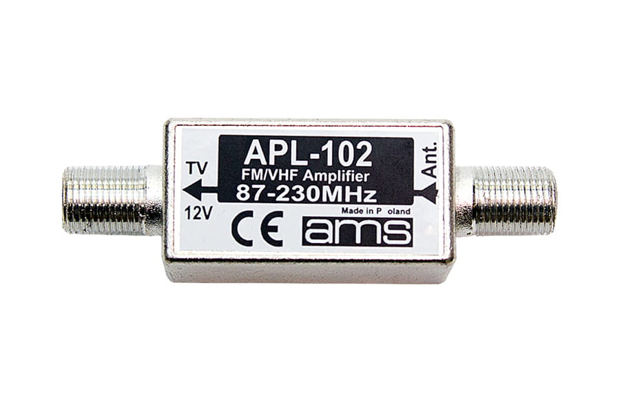 Wzmacniacz antenowy VHF AMS APL-102 25 dB